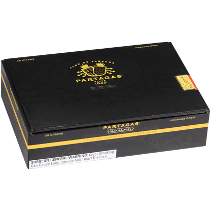 Partagas Black Label Piramide 20 Ct. Box 6.00X60