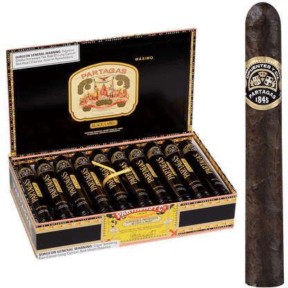 Partagas Black Label Maximo Alum. Tube 20 Ct. Box 6.00X50