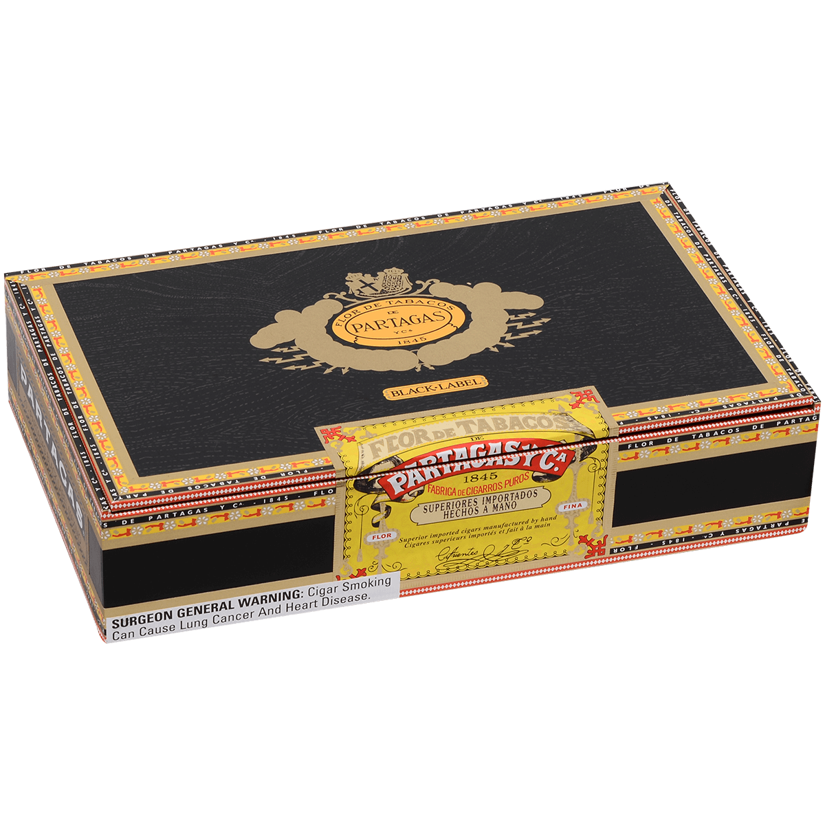 Partagas Black Label Maximo Alum. Tube 20 Ct. Box 6.00X50
