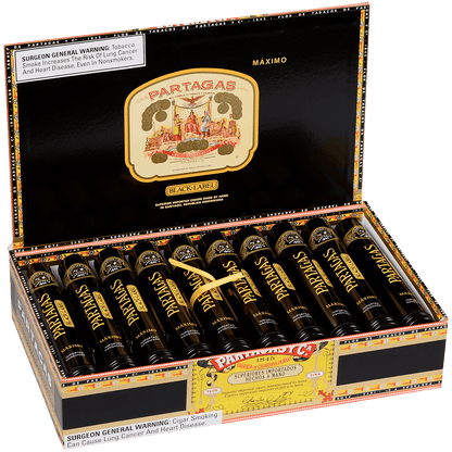Partagas Black Label Maximo Alum. Tube 20 Ct. Box 6.00X50