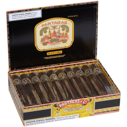 Partagas Black Label Gigante 20 Ct. Box 6.00X60