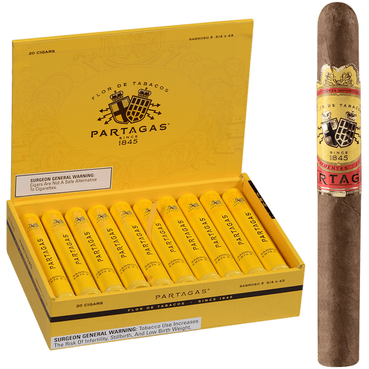 Partagas Sabroso Tubos 20 Ct. Box 5.88X44