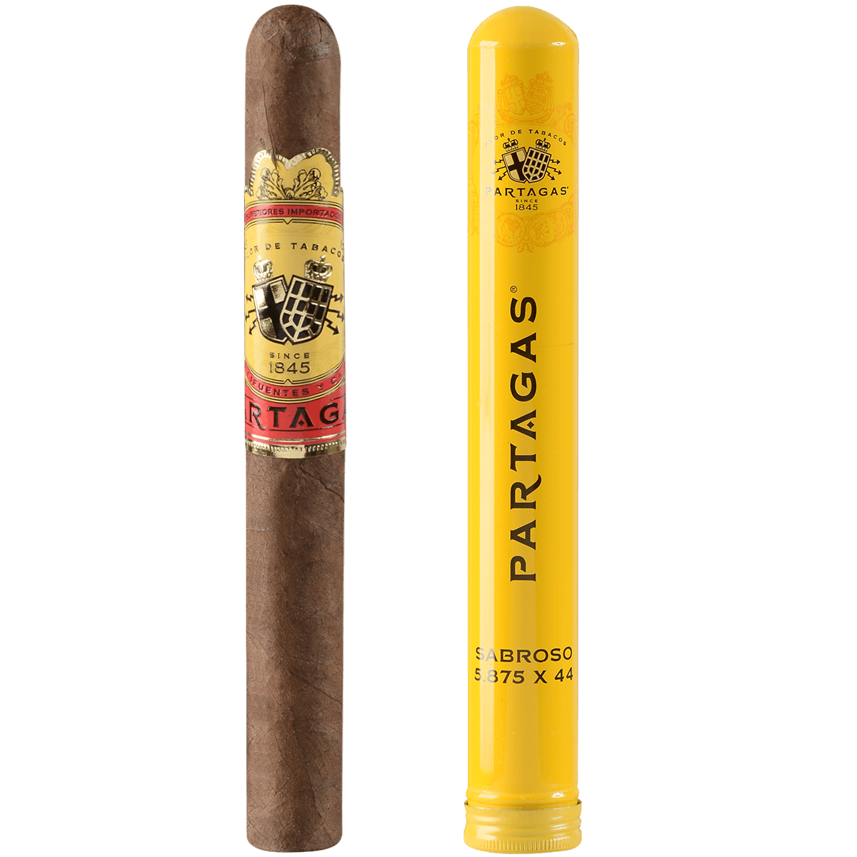 Partagas Sabroso Tubos 20 Ct. Box 5.88X44