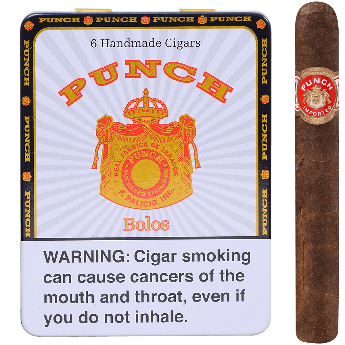 Punch Bolos Natural 5/6 Tins 4.19X36
