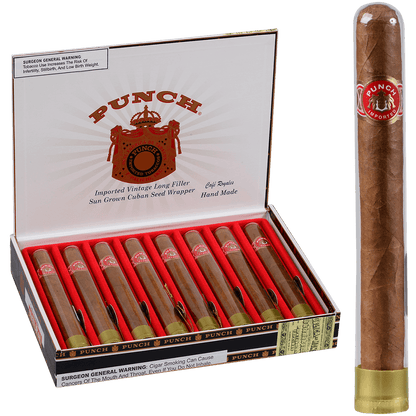 Punch Cafe Royales Natural Glass Tube 8 Ct. Box 5.62X44