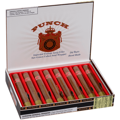 Punch Cafe Royales Natural Glass Tube 8 Ct. Box 5.62X44