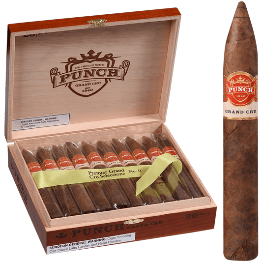Punch Grand Cru No.Ii Torpedo Natural 20 Ct. Box 6.12X54