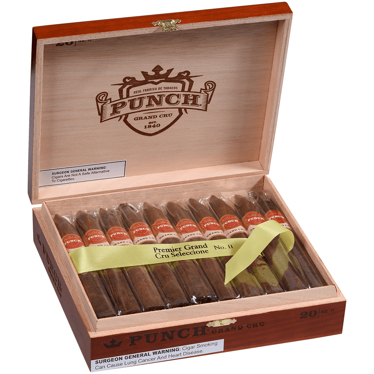 Punch Grand Cru No.Ii Torpedo Natural 20 Ct. Box 6.12X54