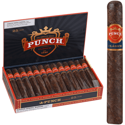 Punch Elites Maduro/Maduro 25 Ct. Box 5.25X44