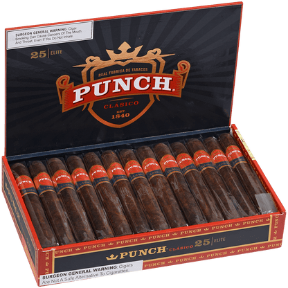 Punch Elites Maduro/Maduro 25 Ct. Box 5.25X44
