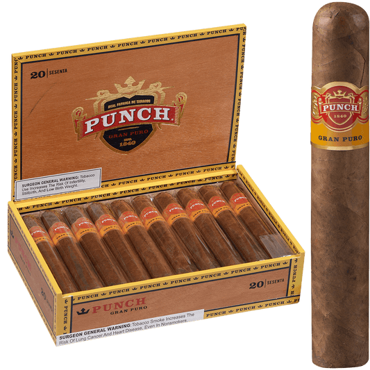 Punch Gran Puro Sesenta 20 Ct. Box 6.25X60