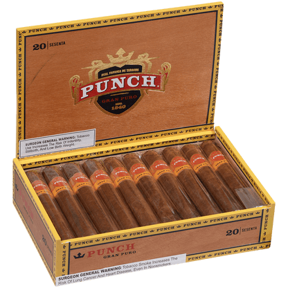 Punch Gran Puro Sesenta 20 Ct. Box 6.25X60