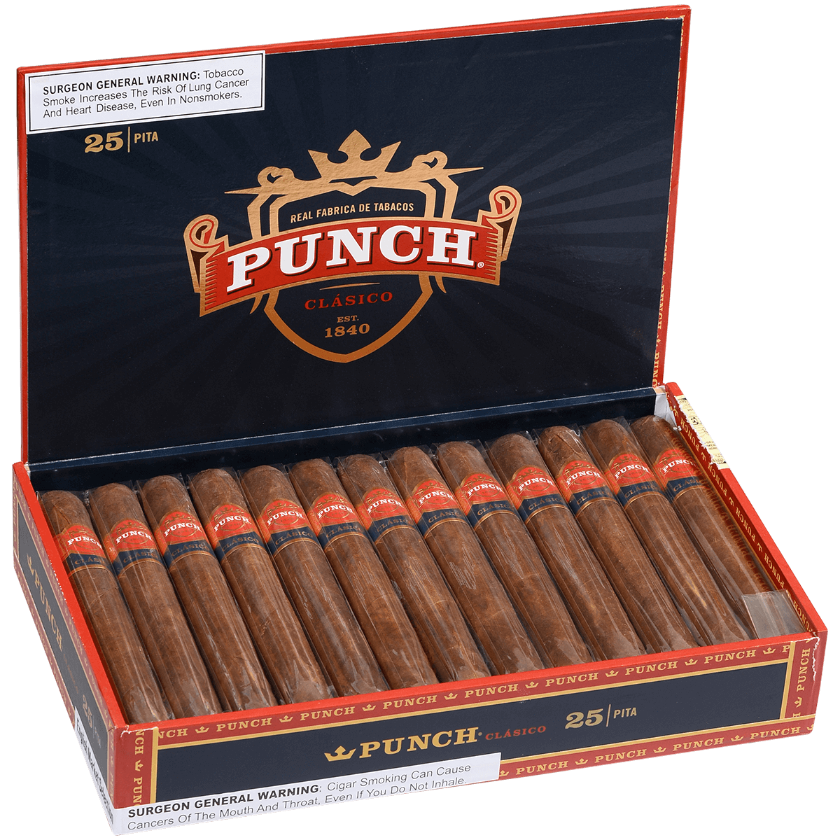 Punch Pitas Ems 25 Ct. Box 6.12X50