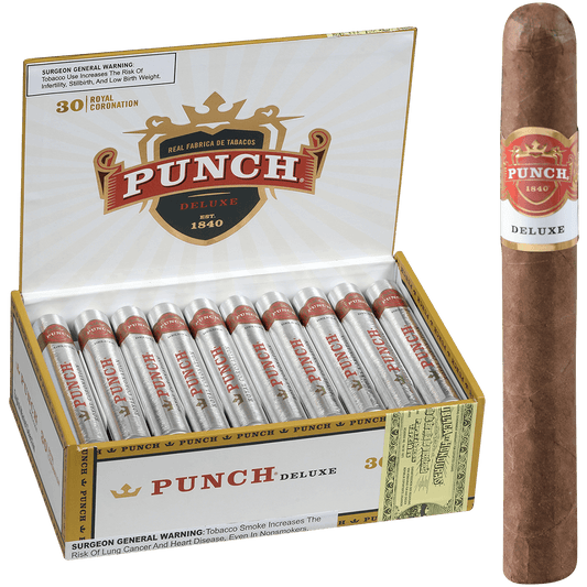 Punch Deluxe Royal Coronation Tubos Ems 30 Ct. Box 5.25X44