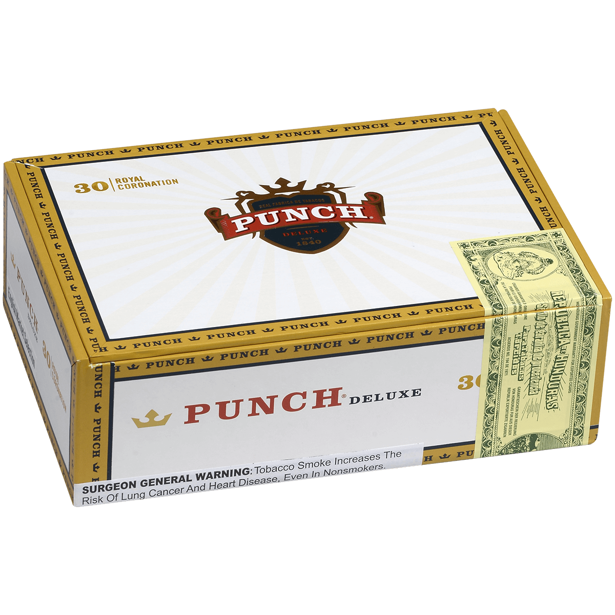Punch Deluxe Royal Coronation Tubos Ems 30 Ct. Box 5.25X44