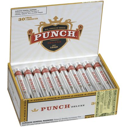 Punch Deluxe Royal Coronation Tubos Ems 30 Ct. Box 5.25X44