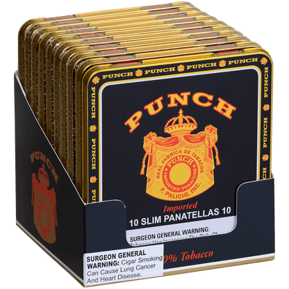 Punch Slim Panatella 10/10 Tins 4.00X28
