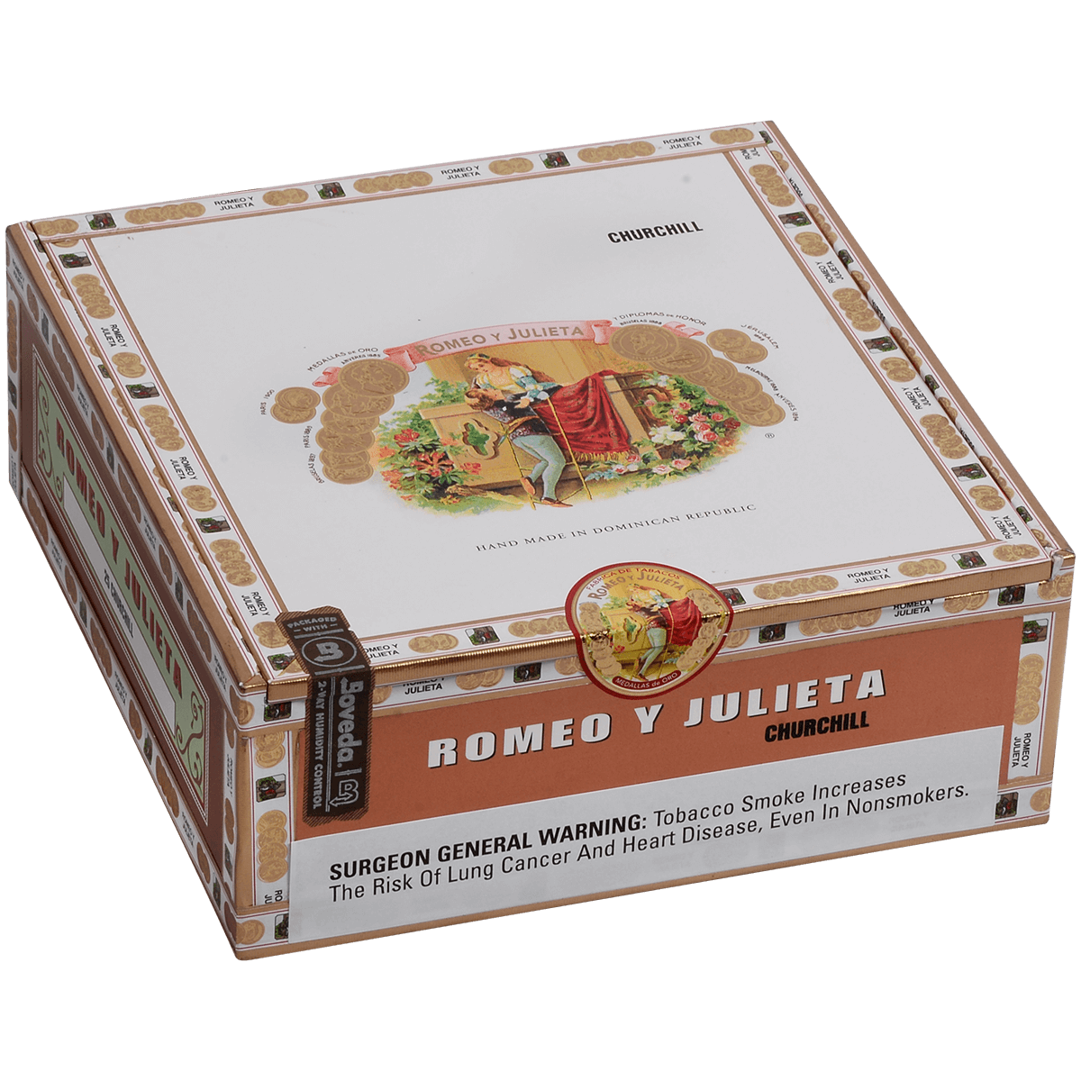 Romeo Y Julieta 1875 Churchill Ems 25 Ct. Box 7.00X50