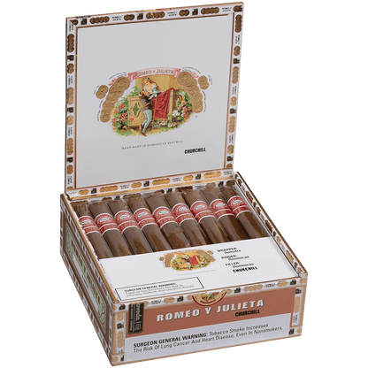 Romeo Y Julieta 1875 Churchill Ems 25 Ct. Box 7.00X50