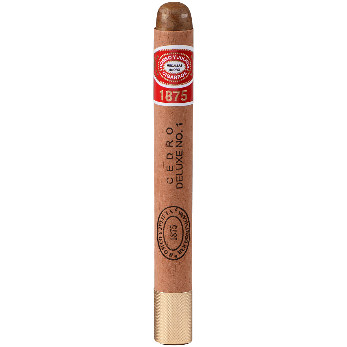 Romeo Y Julieta 1875 Cedro Deluxe #1 Ems 25 Ct. Box 6.50X44