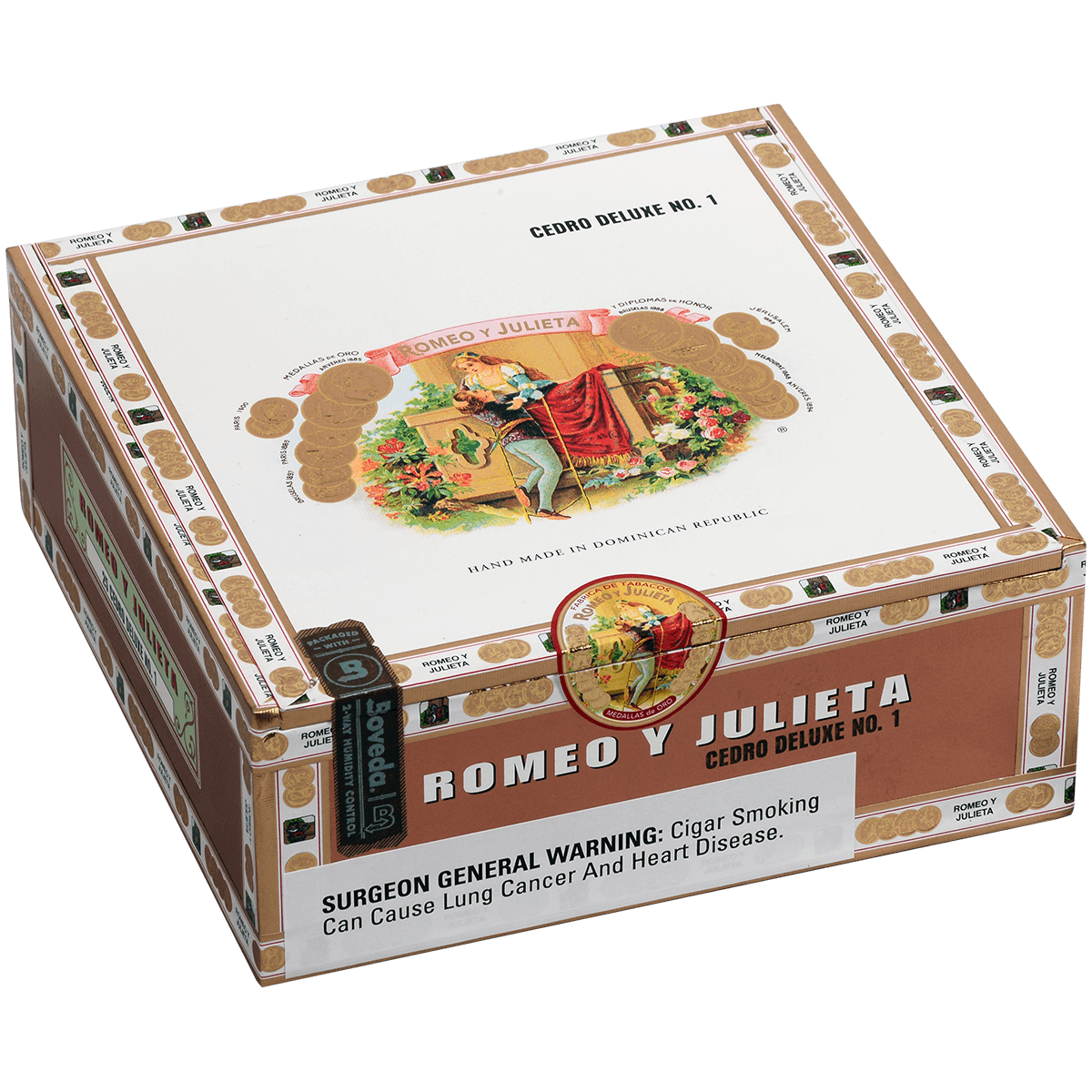 Romeo Y Julieta 1875 Cedro Deluxe #1 Ems 25 Ct. Box 6.50X44