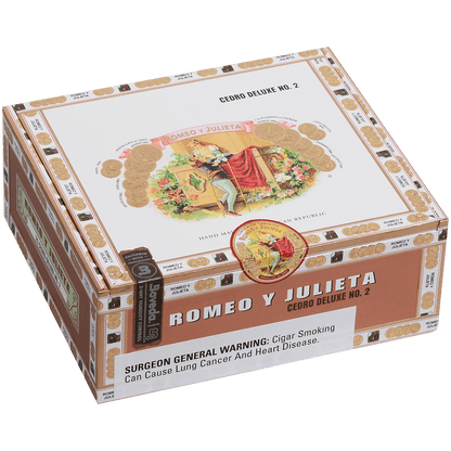 Romeo Y Julieta 1875 Cedro Deluxe #2 Ems 25 Ct. Box 5.50X44