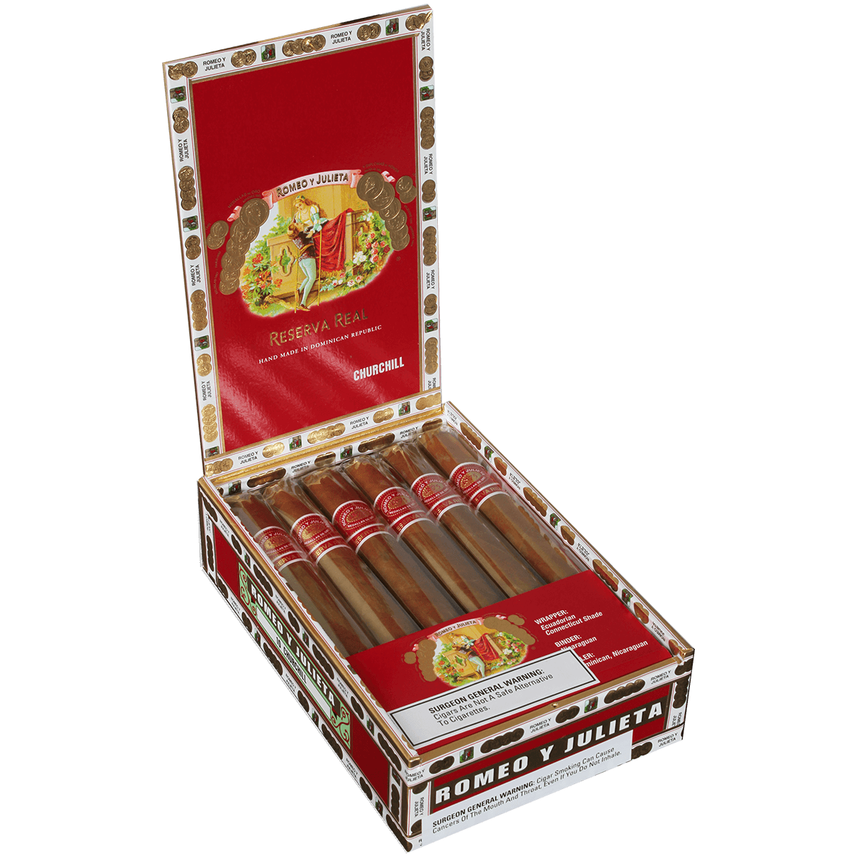 Romeo Y Julieta Reserva Real Churchill 10 Ct. Box 7.00X50