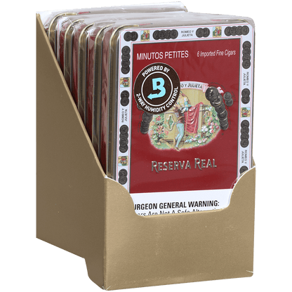 Romeo Y Julieta Reserva Real Minutos Petites 5/6 Tin 4.00X33