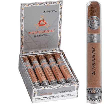 Montecristo Seleccion Platinum Ii Toro 10 Ct. Box 6.00X50