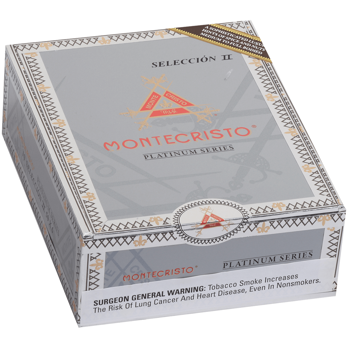 Montecristo Seleccion Platinum Ii Toro 10 Ct. Box 6.00X50