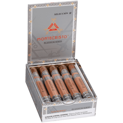 Montecristo Seleccion Platinum Ii Toro 10 Ct. Box 6.00X50