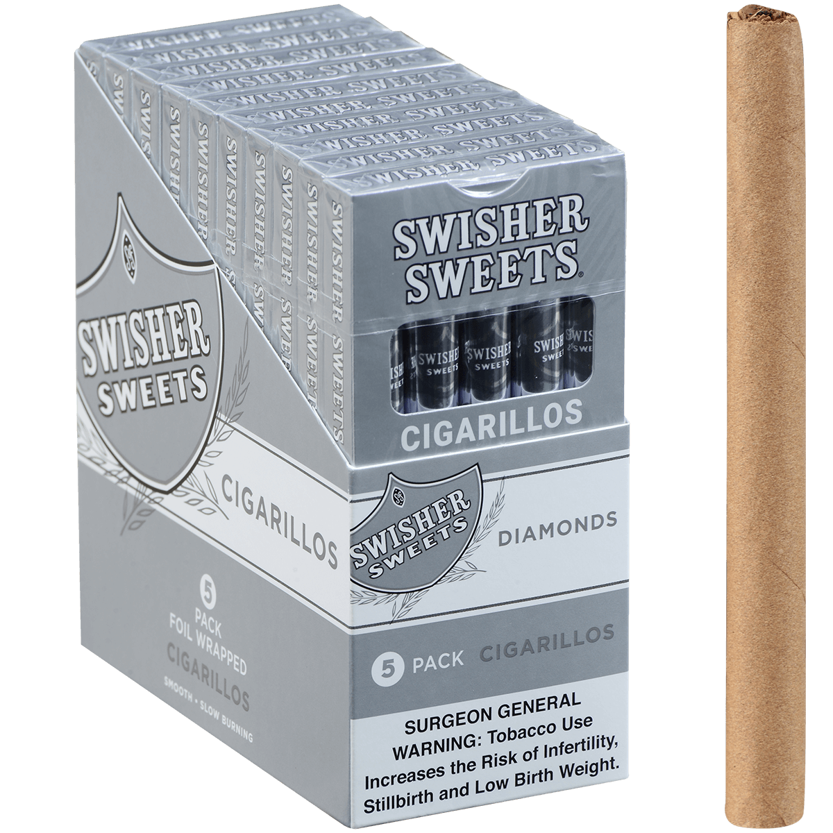 Swisher Sweets Cigarillos Diamonds 10/5 50 Ct.