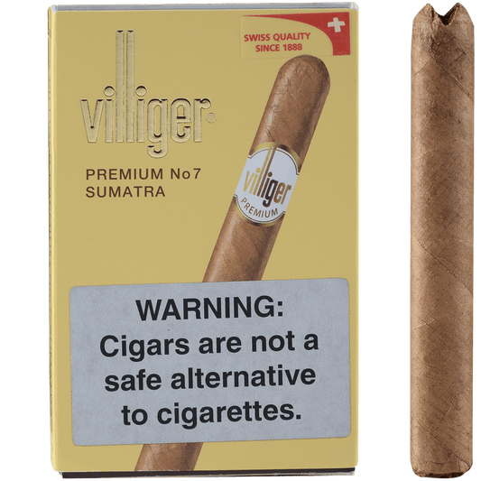 Villiger Premium No. 7 Sumatra 5/5 Packs 4.00X38