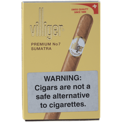 Villiger Premium No. 7 Sumatra 5/5 Packs 4.00X38