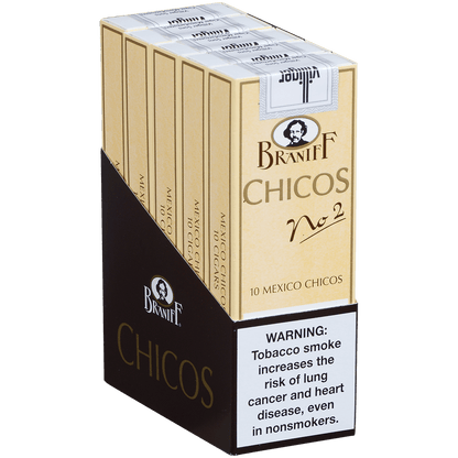 Villiger Braniff No. 2 Chicos 5/10 Packs 4.13X20
