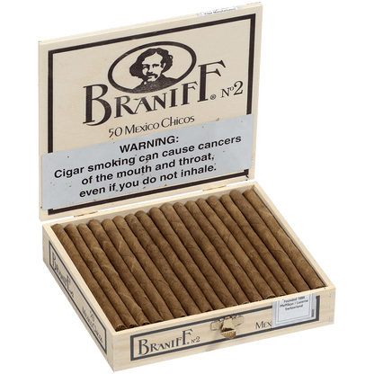 Villiger Braniff No. 2 Chicos 50 Ct. Box 4.13X20