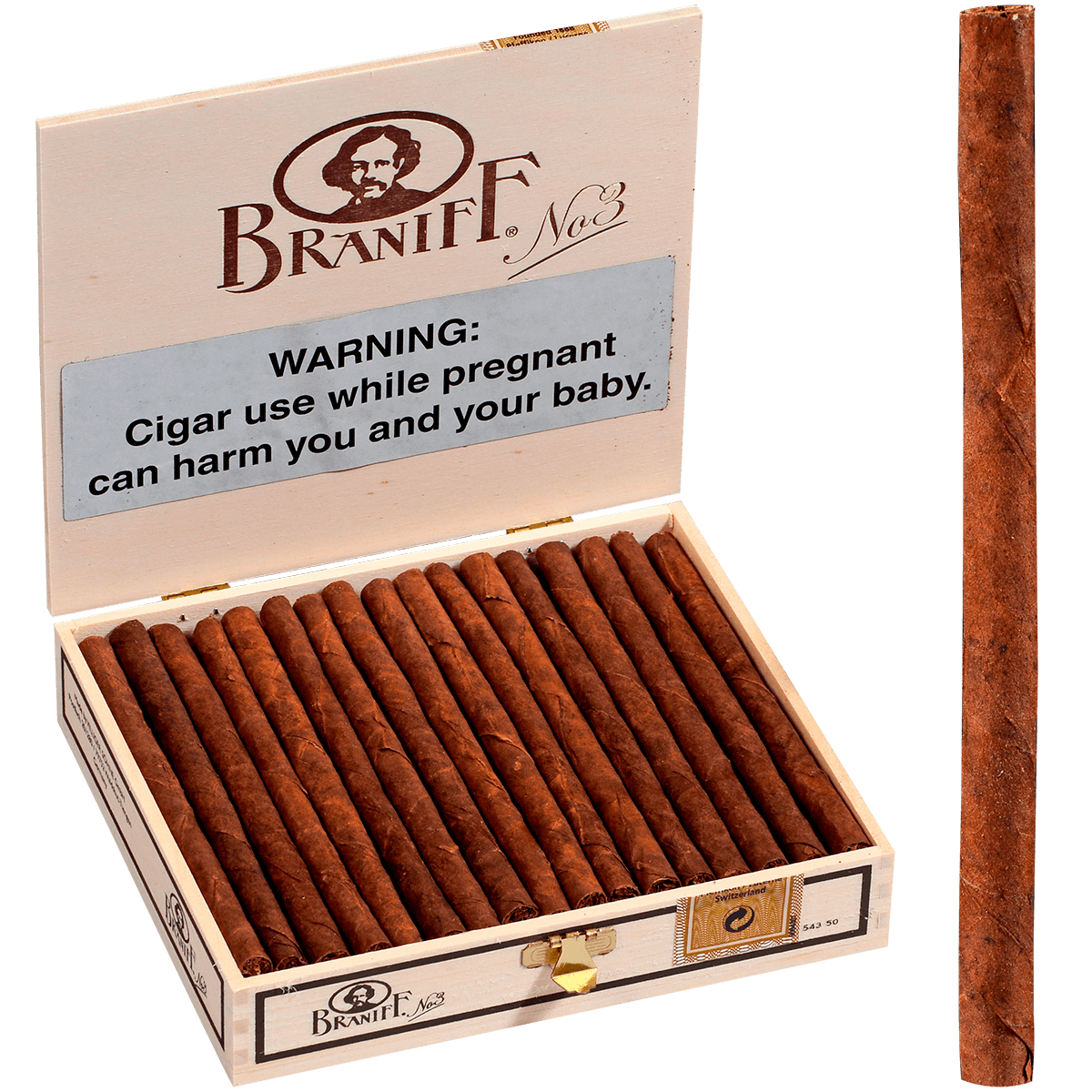 Villiger Braniff No. 3 Chicos Maduro 50 Ct. Box 4.13X20