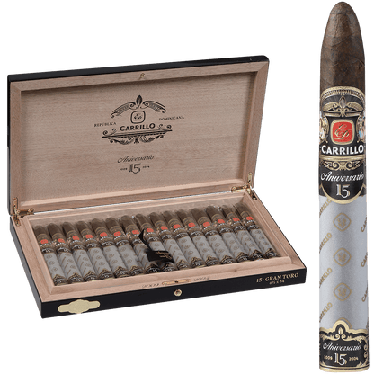 Ep Carillo Limited Edition 15 Year Anniversary 15Ct Box Gran Toro 6.5X54