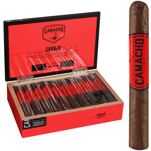 Camacho Corojo Natural Robusto 20 Ct. Box 5.00X50