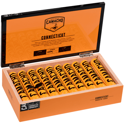 Camacho Connecticut Robusto Tubo 20 Ct. Box 5.00X50