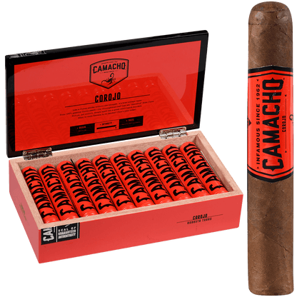 Camacho Corojo Robusto Tubo 20 Ct. Box 5.00X50