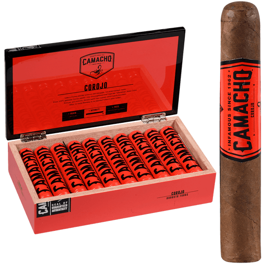 Camacho Corojo Robusto Tubo 20 Ct. Box 5.00X50