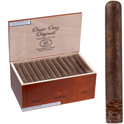 Omar Ortez Maduro Toro 60 Ct Box 6.00X54
