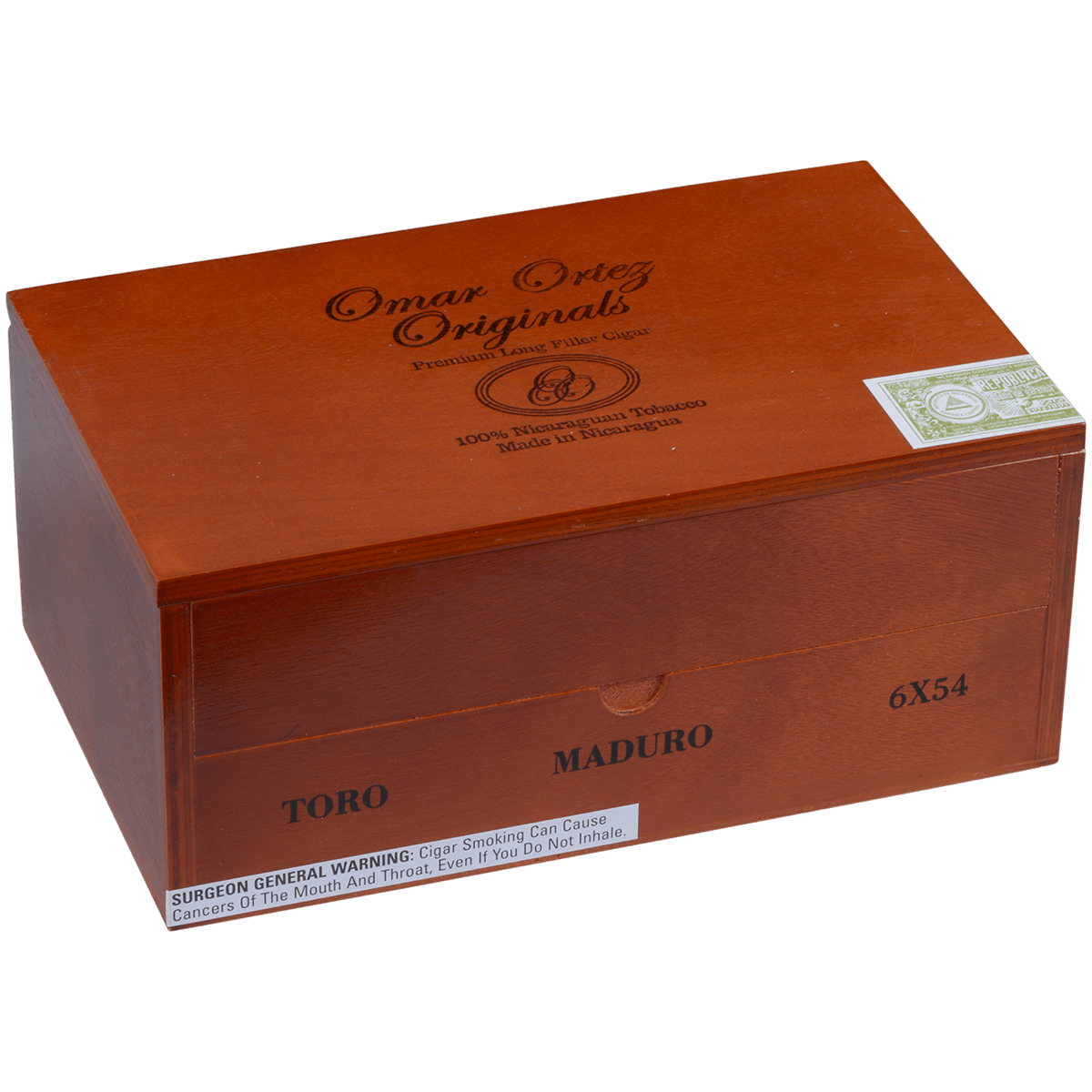 Omar Ortez Maduro Toro 60 Ct Box 6.00X54