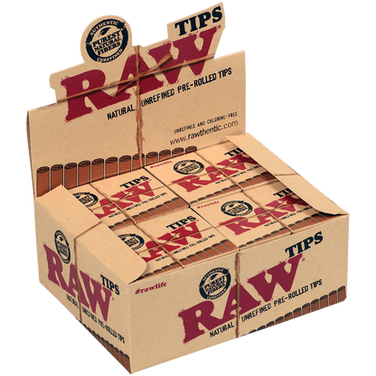 Tip Pre-Rolled Raw Regular Paper 20/21 Ct. Box