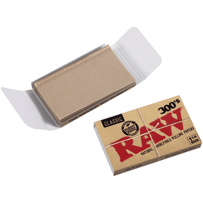 Papers Raw Classic 300'S Unrefined 1 ¼ 20 Ct. Box