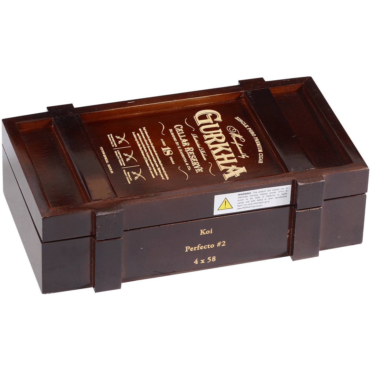 Gurkha Cellar Reserve Edicion Especial 18 Yr Koi - Perfecto 20 Ct. Box 4.00X58