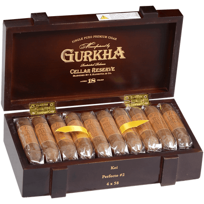 Gurkha Cellar Reserve Edicion Especial 18 Yr Koi - Perfecto 20 Ct. Box 4.00X58
