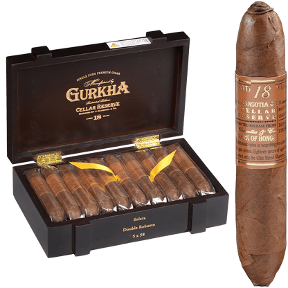 Gurkha Cellar Reserve Edicion Especial 18 Yr Solara-Dbl Robusto 20 Ct. Box 5.00X58