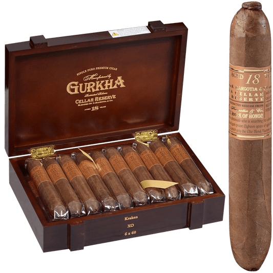 Gurkha Cellar Reserve Edicion Especial 18 Yr Kraken-Xo 20 Ct. Box 6.00X60